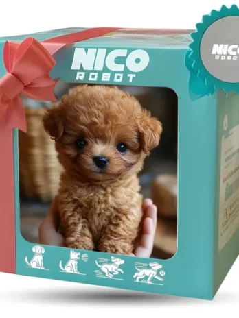 Plush Puppy Electronic Interactive Dog – Walking, Barking, Tail Wagging, Stretching